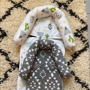 Duo Car seat 💺 head support baby infant NWOT